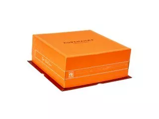 Коробка крышка-дно 265х265х110, непрозрачная, с печатью